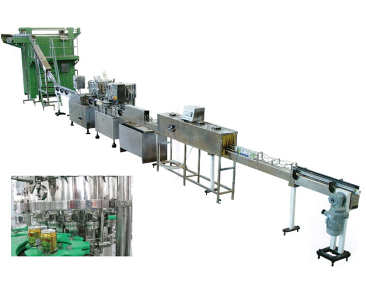 易拉罐含汽飲料包裝生產線